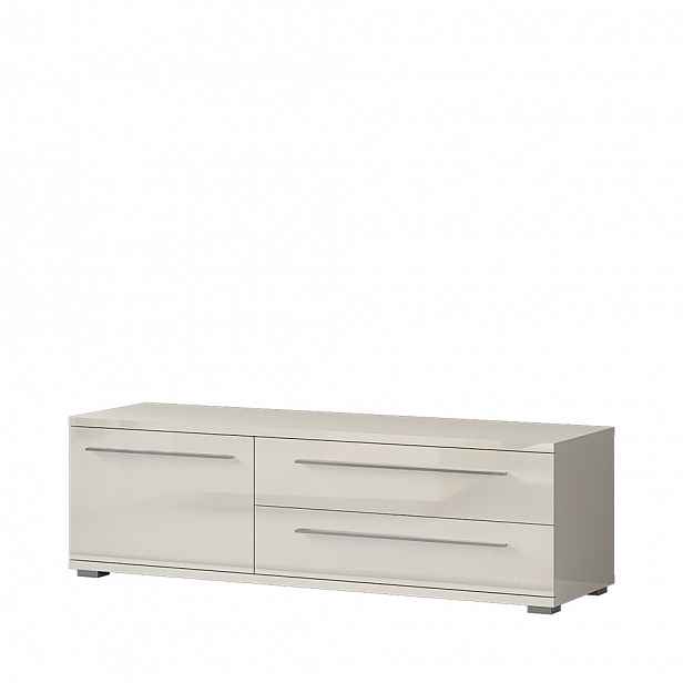Televizní stolek PIANO TV150-1K2F/PN béžová lesk
