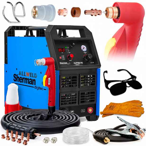 Plazmová Řezačka Plasma Sherman Cutter 90 400V 85A 30 MM Hf Igbt Alu 6 M