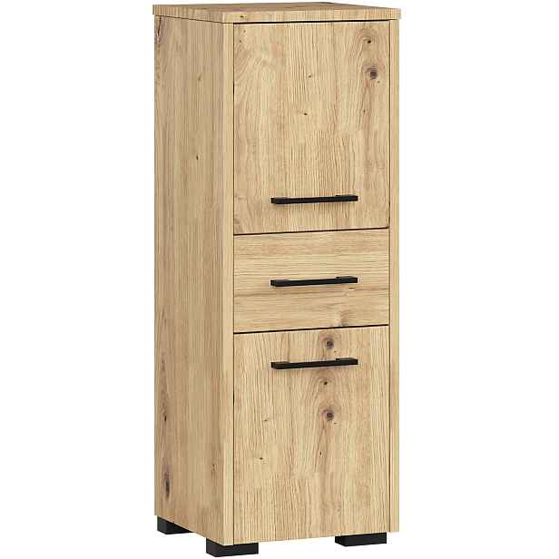 Ak furniture Koupelnová skříňka FIN dub artisan