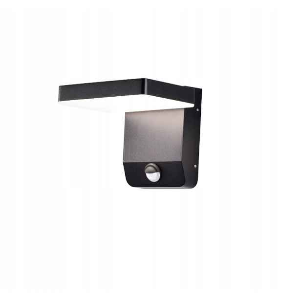 Maxlight Led venkovní nástěnné svítidlo 20W Pir 3000K IP65 černé Ladis