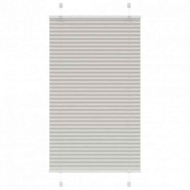 vidaXL Plisovaná roleta světle šedá 75x150 cm Šířka látky 74,4 cm