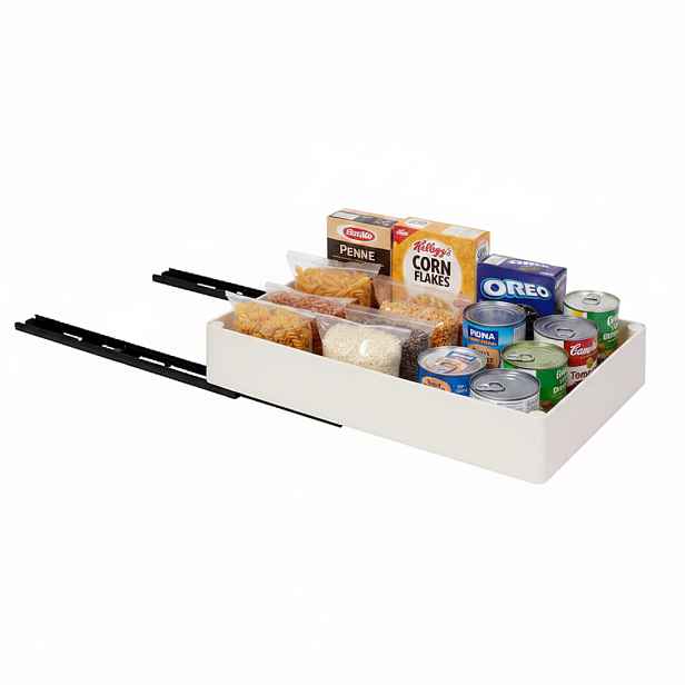 5Five® Výsuvný organizér do skříňky s výsuvy, béžová AXIS 26,9 x 40 x 8,2 cm (L)