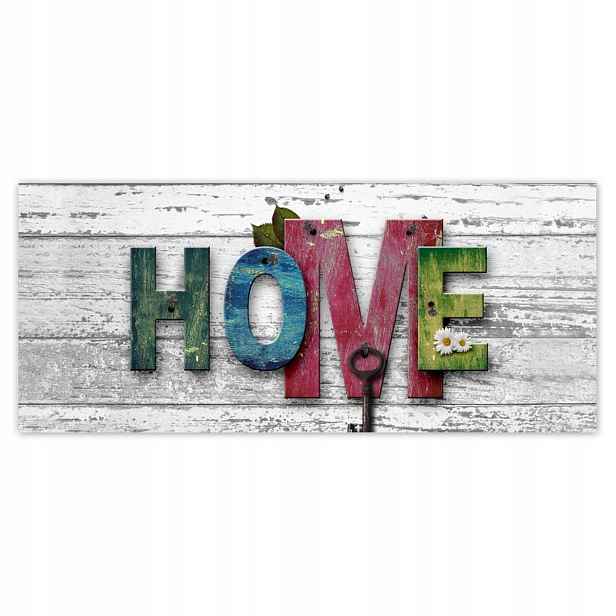 Fototapety 211x91 Barevný nápis Home