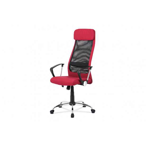 Kancelářská židle BOR, bordó/černá - 66 x 67 x 123-133 cm