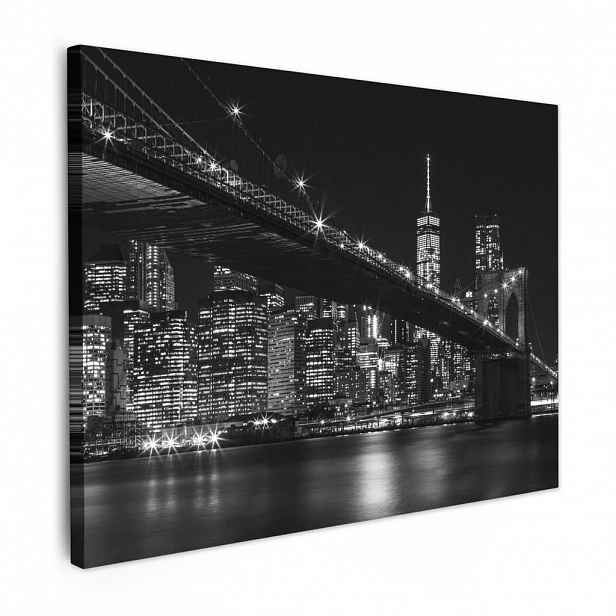 MuchoWow OBRAZ NA PLÁTNĚ New York - Brooklyn - most 40x30 cm