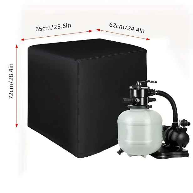 TEMU 1ks Kryt filtru bazénu pro pískový filtr Intex, kryt čerpadla bazénu nad zemí