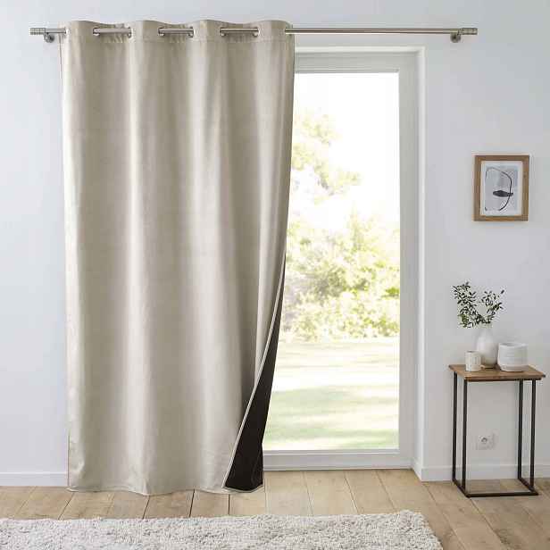 Závěs Polyester Zatemňovací 140X260 CM Béžová Oka