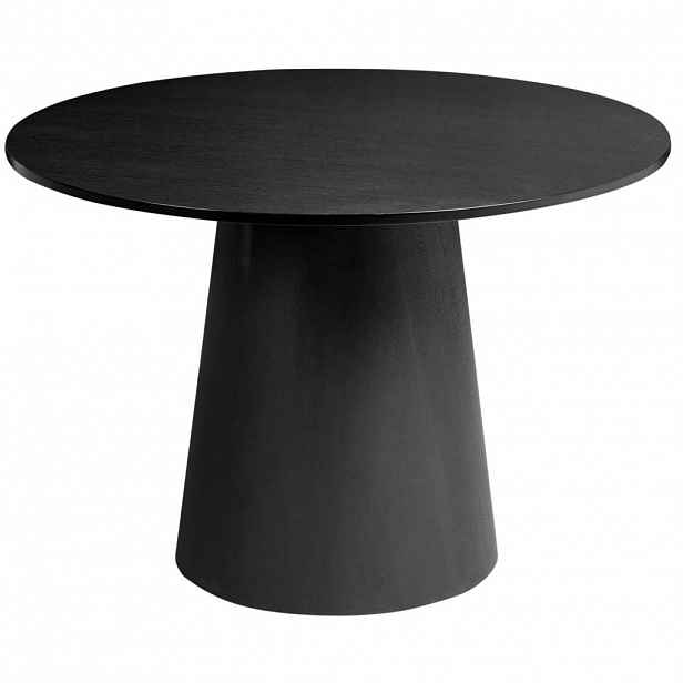 Beliani JÍDELNÍ STŮL Černý 120/120 cm Oyen