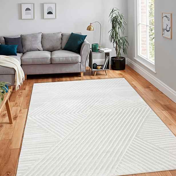 Kusový koberec Balance 1503 cream, 160x220, bílá, ložnice, Dywany Łuszczów