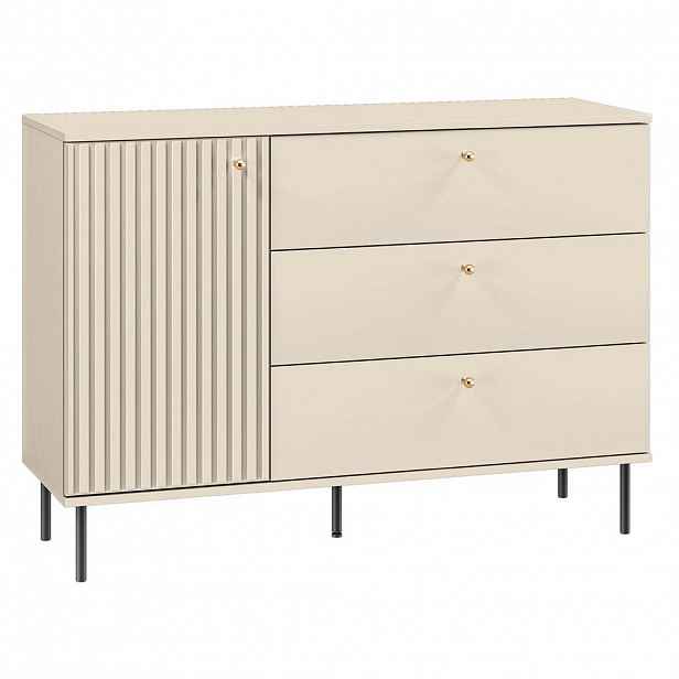 Selsey KOMODA CALETTO béžová 120 cm