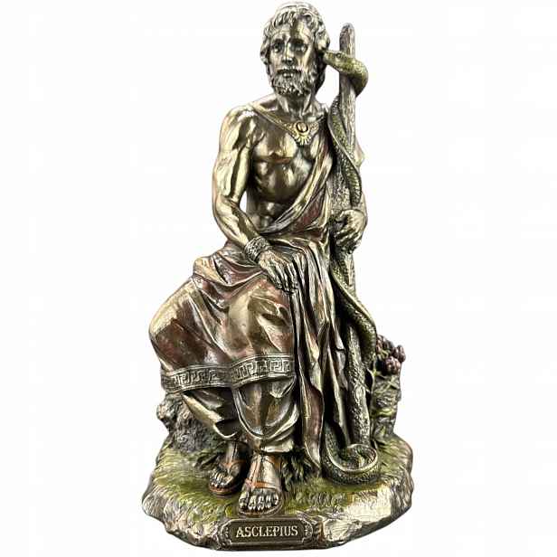 socha Asklepios Řecký Bůh Medicíny Veronese (WU76940V4)