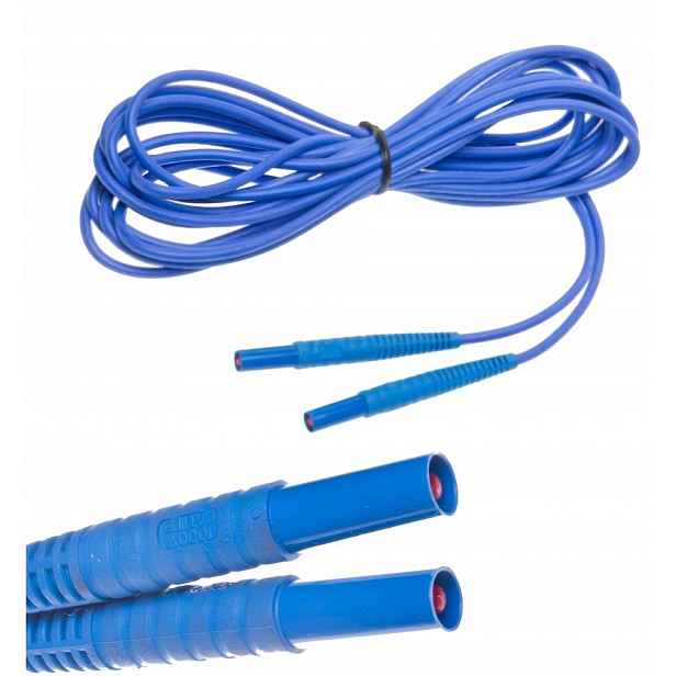 Sonel Kabel 5 m modrý 1 kV banánkové konektory WAPRZ005BUBB 1 kus