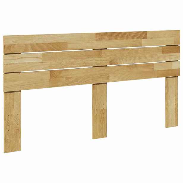 vidaXL Čelo postele 140 cm masivní dub