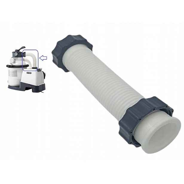 Připojovací hadice 38 mm pro připojení ventilu k motoru, pískový filtr 26644