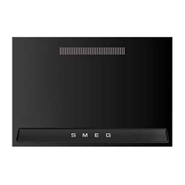 Smeg Kovový zadní panel, pro varná centra Victoria 110 cm, černý KIT1TR41N