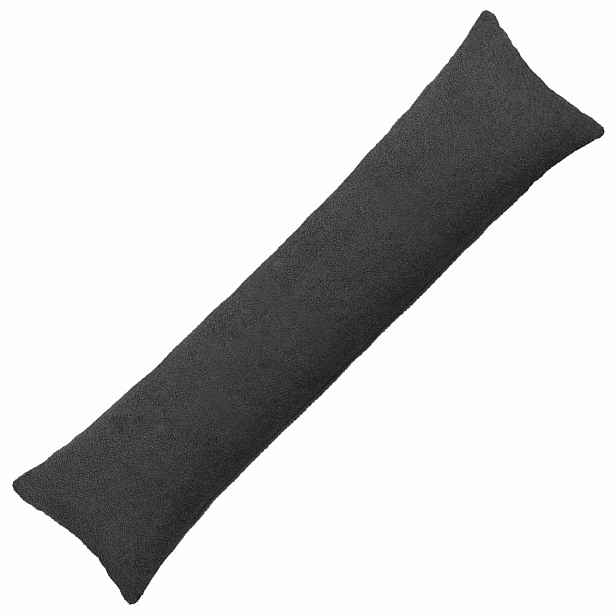 vidaXL Povlak na polštář HEERLEN Tmavě šedá 40 x 145 cm Bouclé