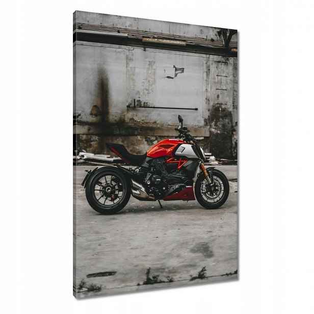 Obrazy 60x90 Červené Ducati Motocykl