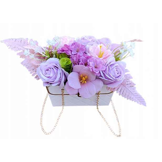 Flower Box Mýdlové Květy Kytice Jako Dárek Svátek Matek Valentýna Věnování