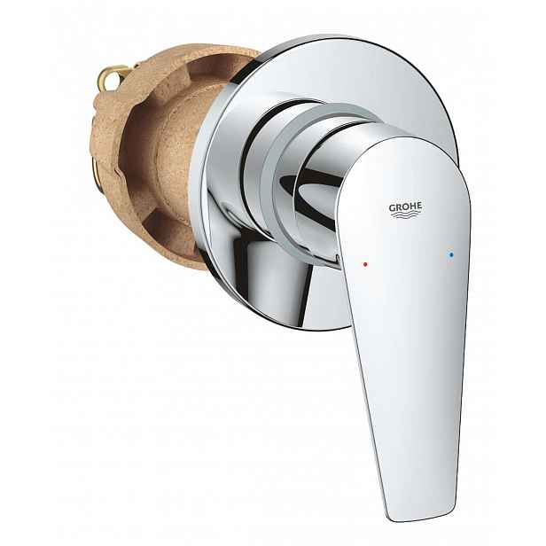 Grohe BauEdge - Sprchová baterie pod omítku, s tělesem, chrom 29040001