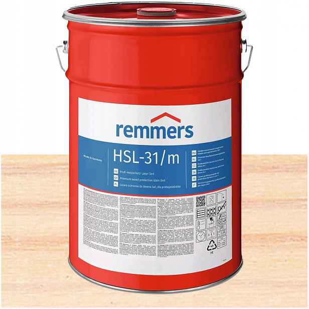Remmers Profesionální lazura na dřevo HSL-31 HK-Lasur Bílá 5L