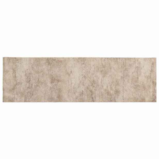 vidaXL Kuchyňský koberec Béžový beton 150 x 45 cm 100% polyamid