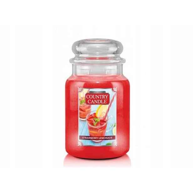 Strawberry Lemonade Country Candle – velká svíčka – 2 knoty