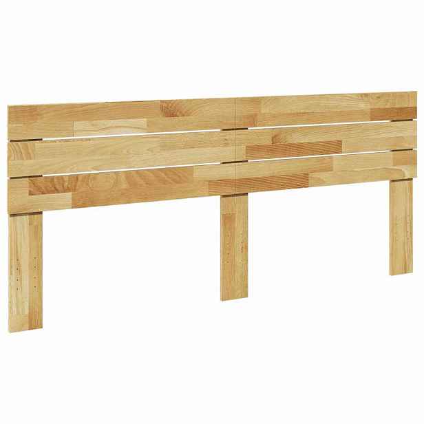 vidaXL Čelo postele 180 cm masivní dub