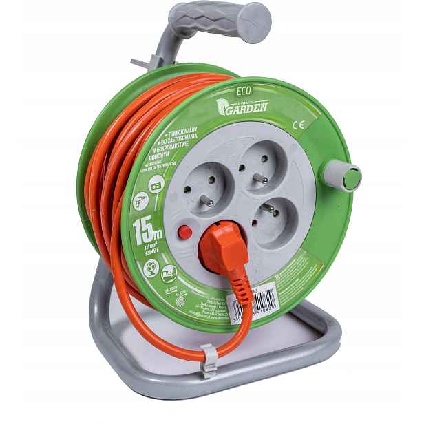 Prodlužovací Kabel Bubnový Standard Line 40 M,16A,3X1,5MM 4 Zásuvky Stalco S-80806