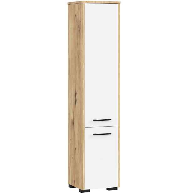 Ak furniture Koupelnová skříňka FIN I 30 cm dub artisan/bílá