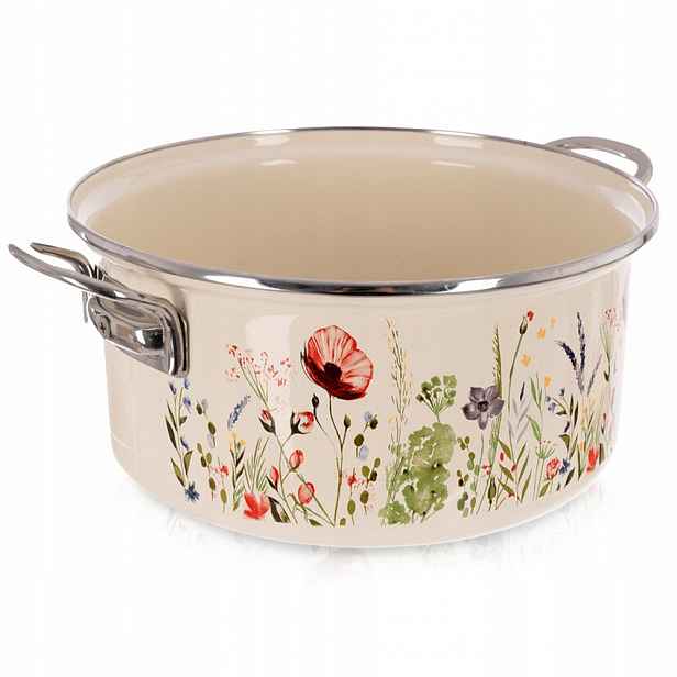 Hrnec na vaření tradiční na plyn a indukci 24 cm 3,8 l Maki