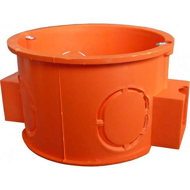 Přístrojová krabice pro povrchovou montáž 60mm oranžová