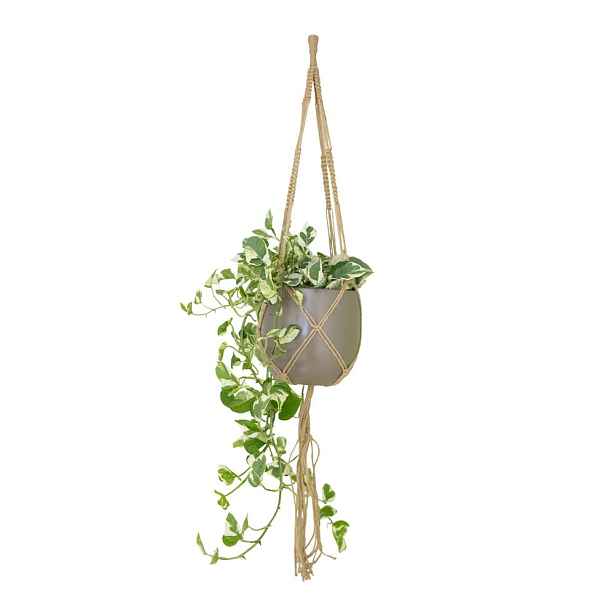 Látkový závěs na květináč ø 13 cm (výška 100 cm) Macramé – Artevasi