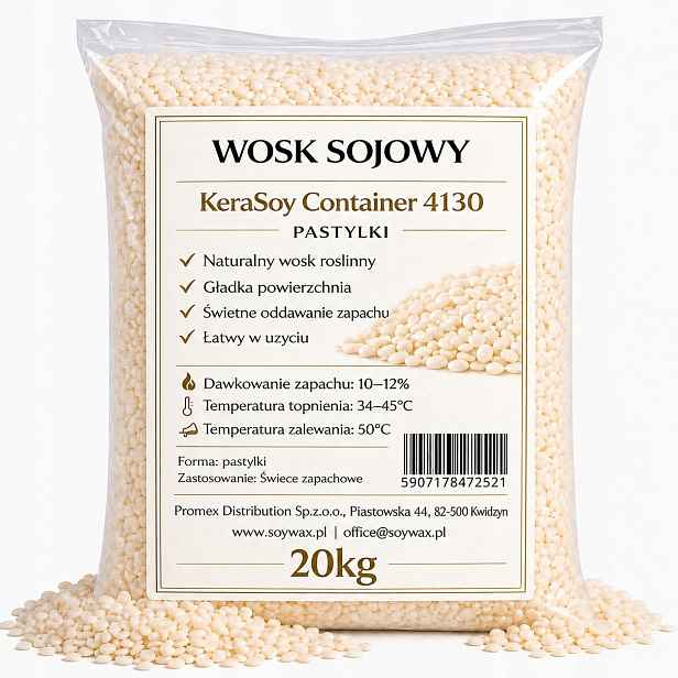 Vosk KeraSoy Container 4130 pastilky 20 kg