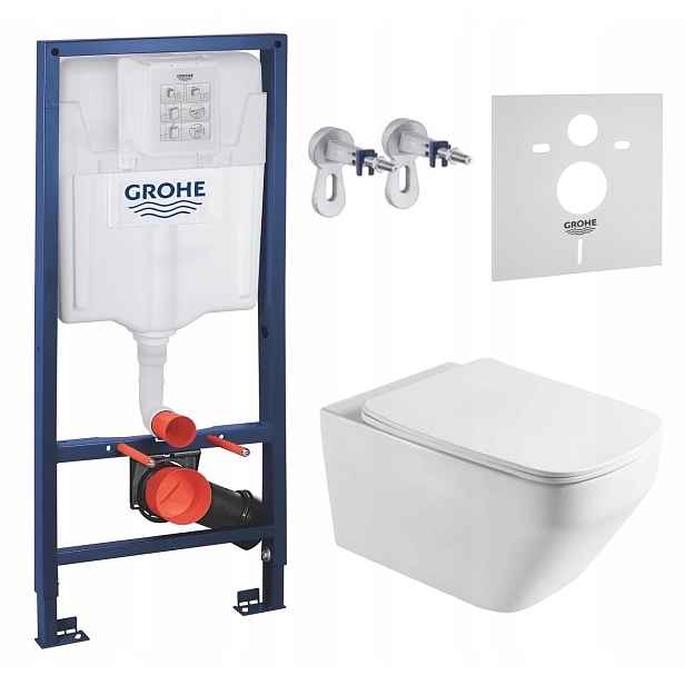 Podomítkový Wc set Stelaz Grohe Wc mísa Tornado Imprese