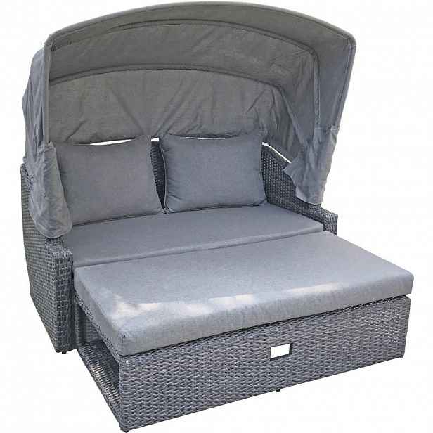 Gardenson RELAXAČNÍ POHOVKA kov, plast, textil