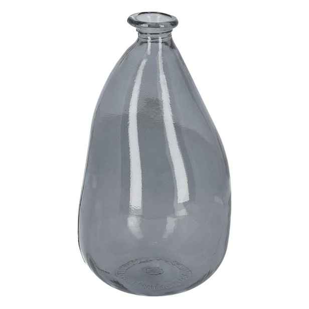 Modrá váza z recyklovaného  skla (výška 36 cm) Brenna – Kave Home