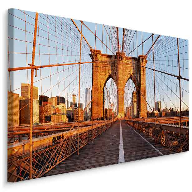 MyBestHome BOX Plátno Brooklynský Most, New York I. Varianta: 120x80