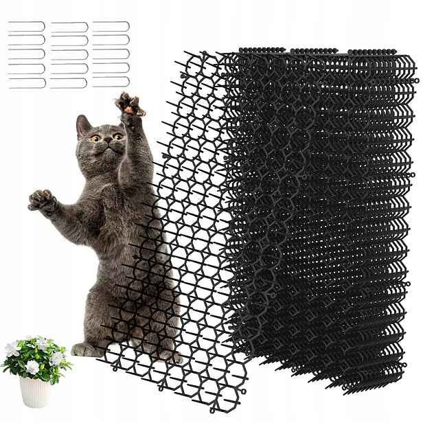 Odpuzující Podložka Pro Kočky 20*40 cm S Hroty 15KS