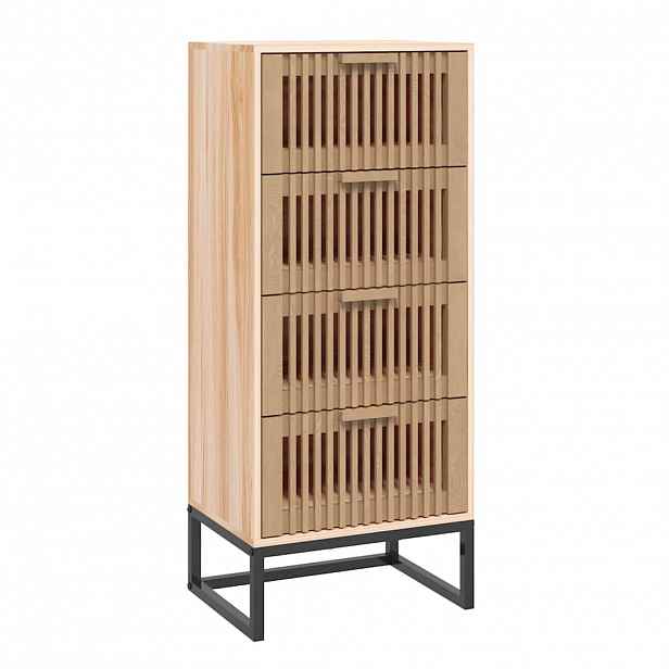 vidaXL Komoda 40 x 30 x 95 cm kompozitní dřevo