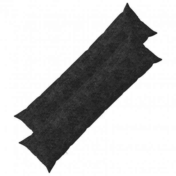 vidaXL Povlak na polštář 2 ks HEERLEN Antracitová 40 x 145 cm