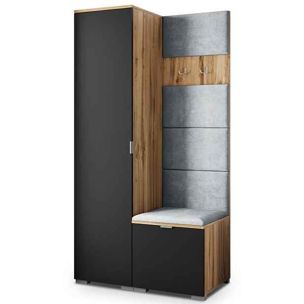 MASSENO MODERNÍ PŘEDSÍŇOVÁ SKŘÍŇ LORI, 95/181/51 cm, dub Wotan