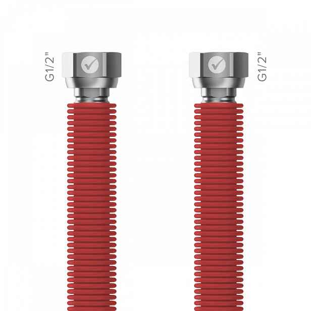 Hadice natahovací Merabell Aqua Flexi G1/2"–G1/2" 30–60 cm