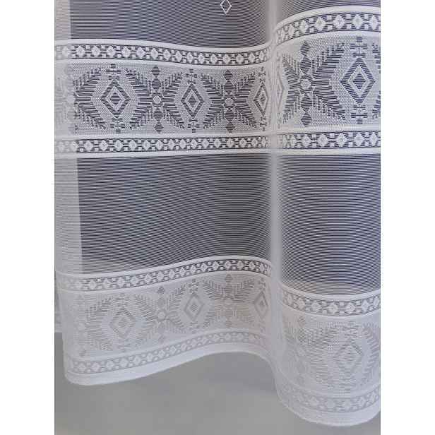 Mg Záclona 33325 Bílá 300x210 cm hotová obšitá Bt M