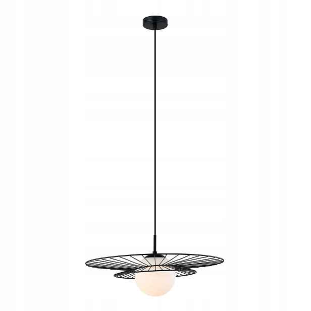 Závěsná lampa Italux Alison Led moderní černá