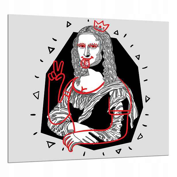 Skleněná Ochranná Deska 65x60 Dama