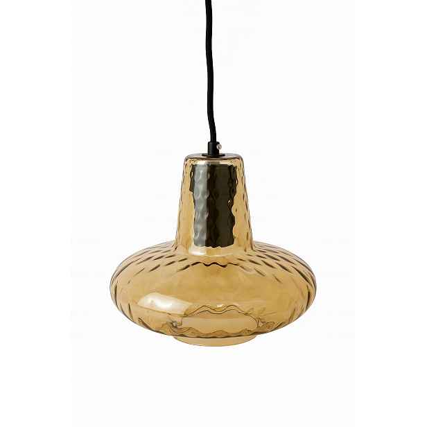 Dekorativní závěsná lampa Sklo vrstvené Retro glamour styl