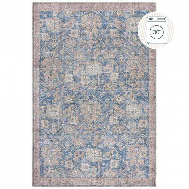 Flair Rugs TKANÝ KOBEREC, 152/230 cm modrá