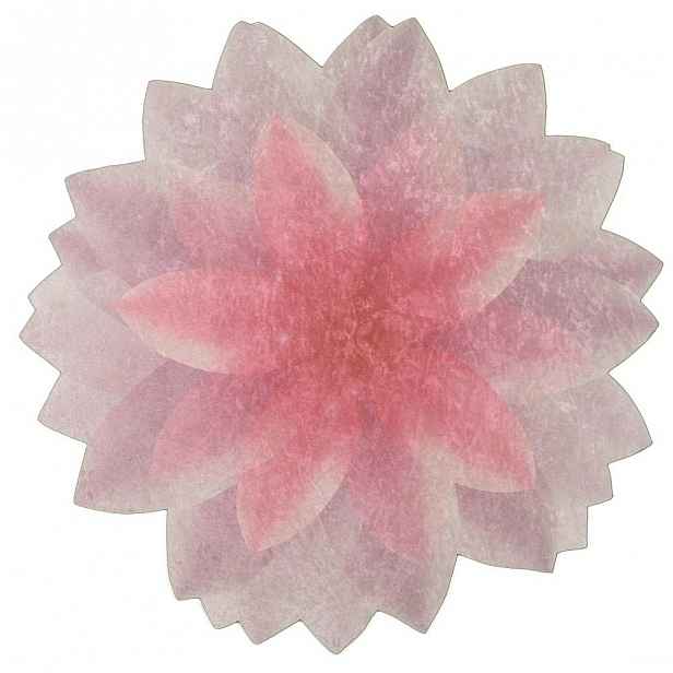 Koberec Vitaus Flowerina, ⌀ 80 cm