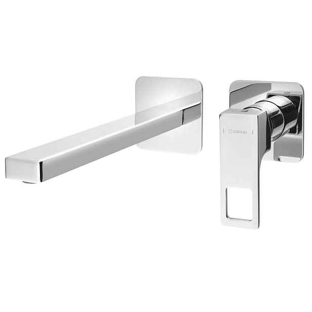 Sapho FORATA podomítková umyvadlová baterie, délka hubice 21,5cm, chrom
