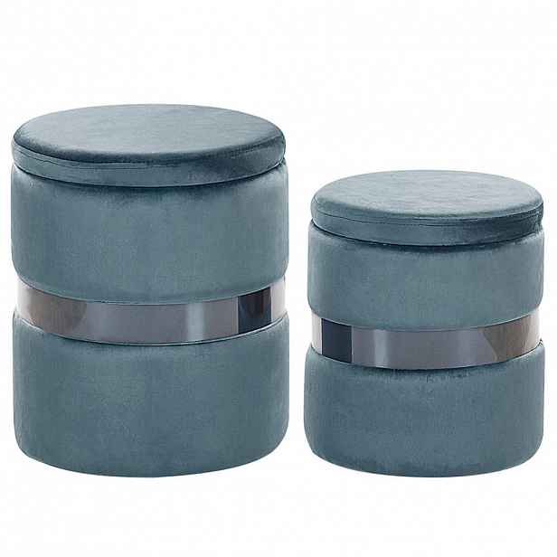 Beliani PUF Doris 35-30/35-30/44-36 cm